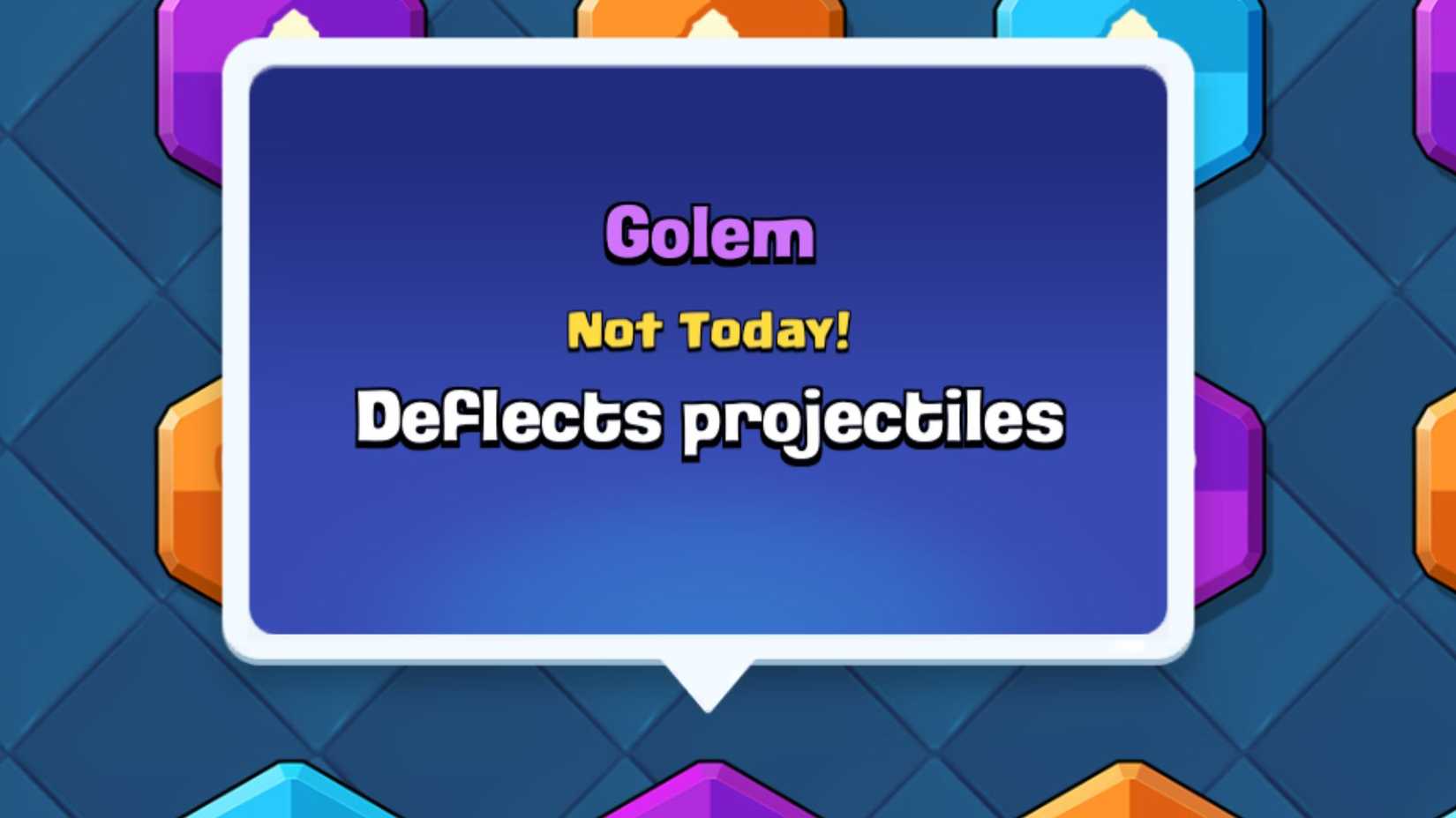 golem modifier clash royale