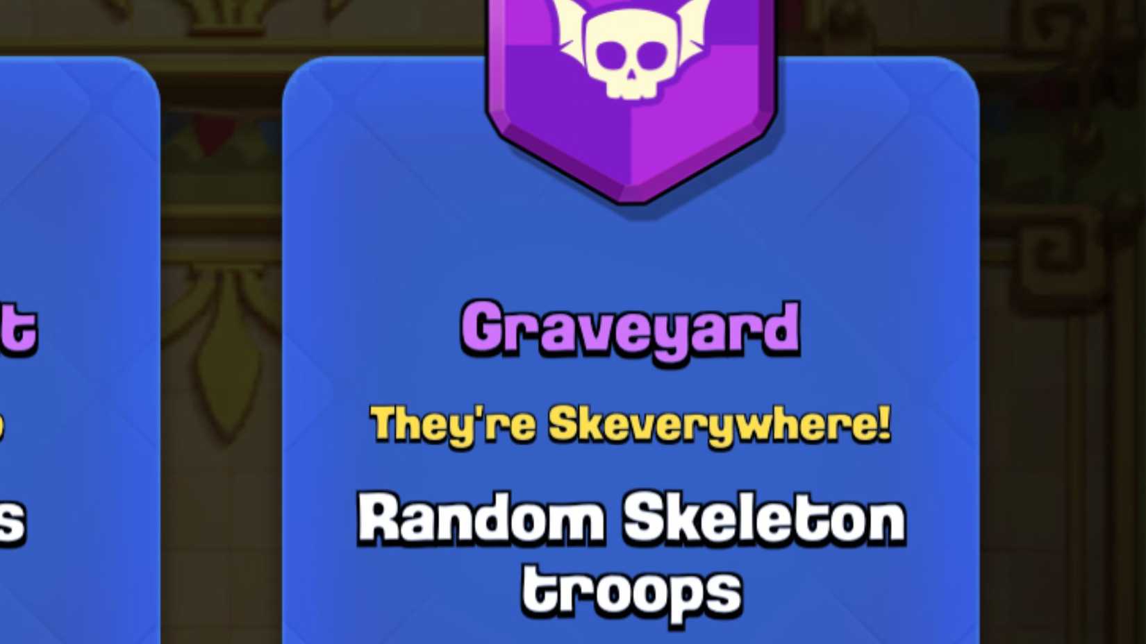 graveyard modifier clash royale
