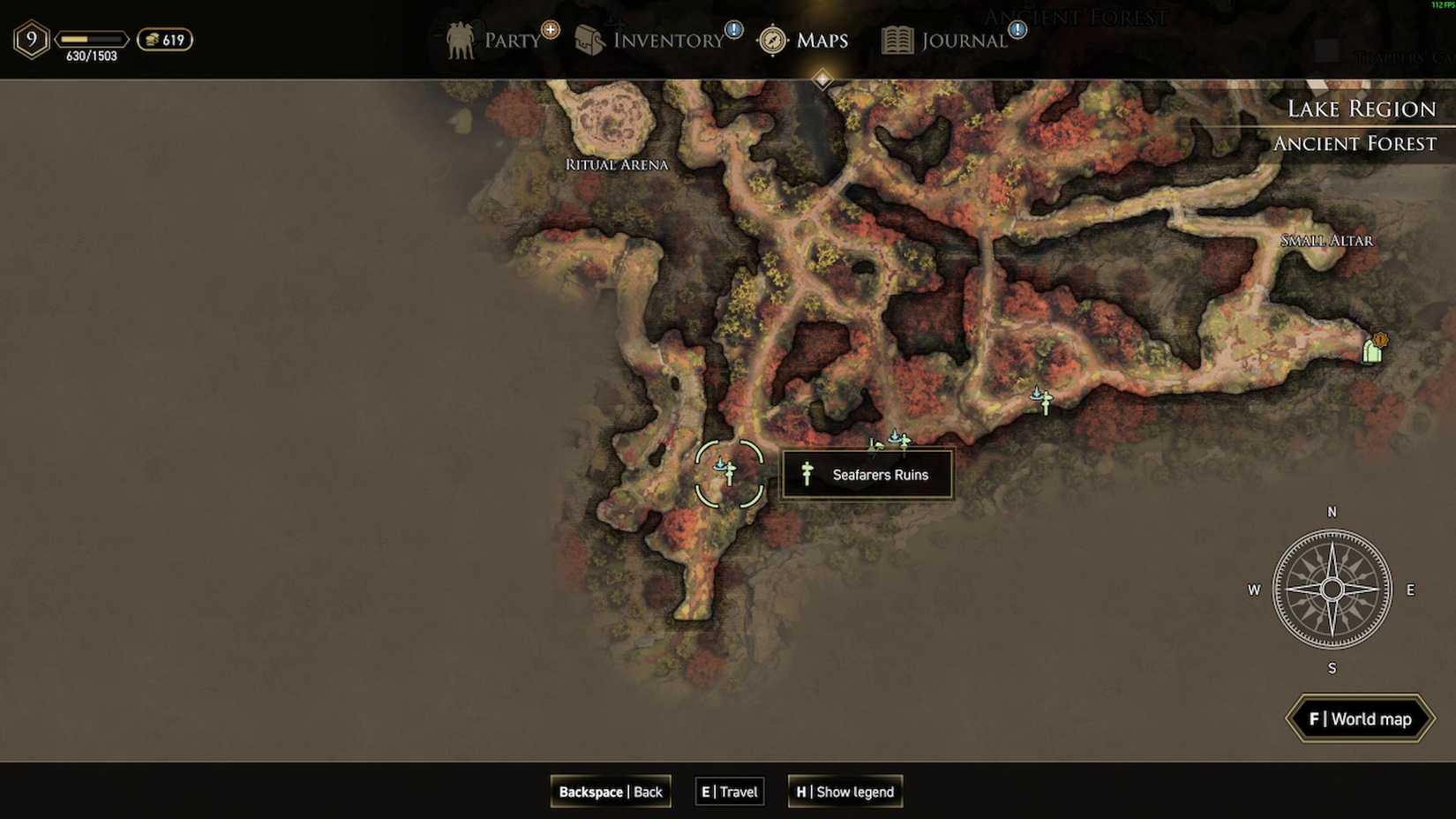 Greed 2 Reach the mysterious ruins of the dying world