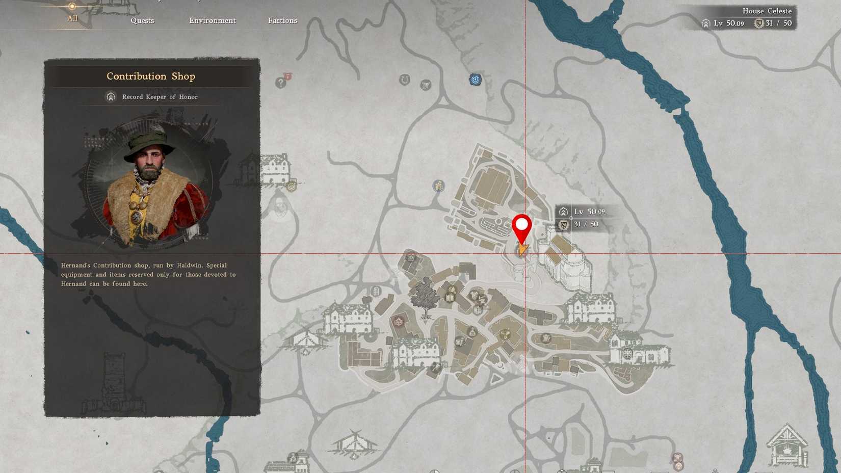 Hernand City Contribution Shop Location Crimson Desert