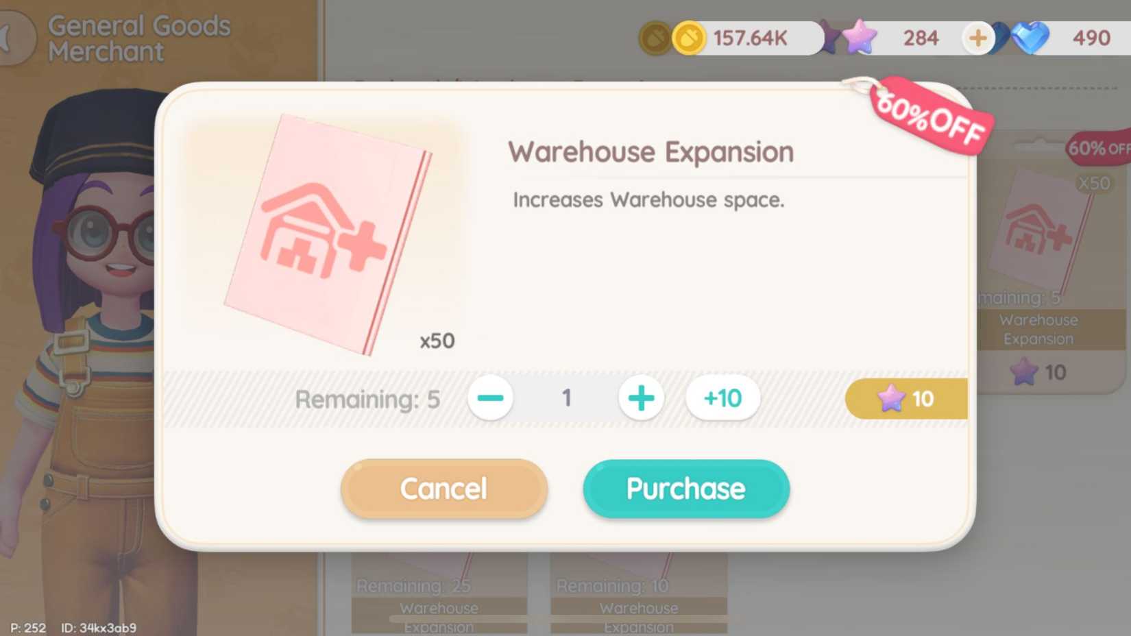 how to expand warehouse storage heartopia