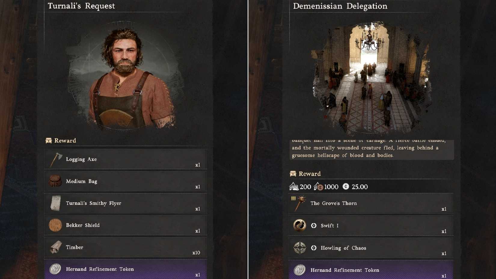 How to get Hernand Refinement Token in Crimson Desert
