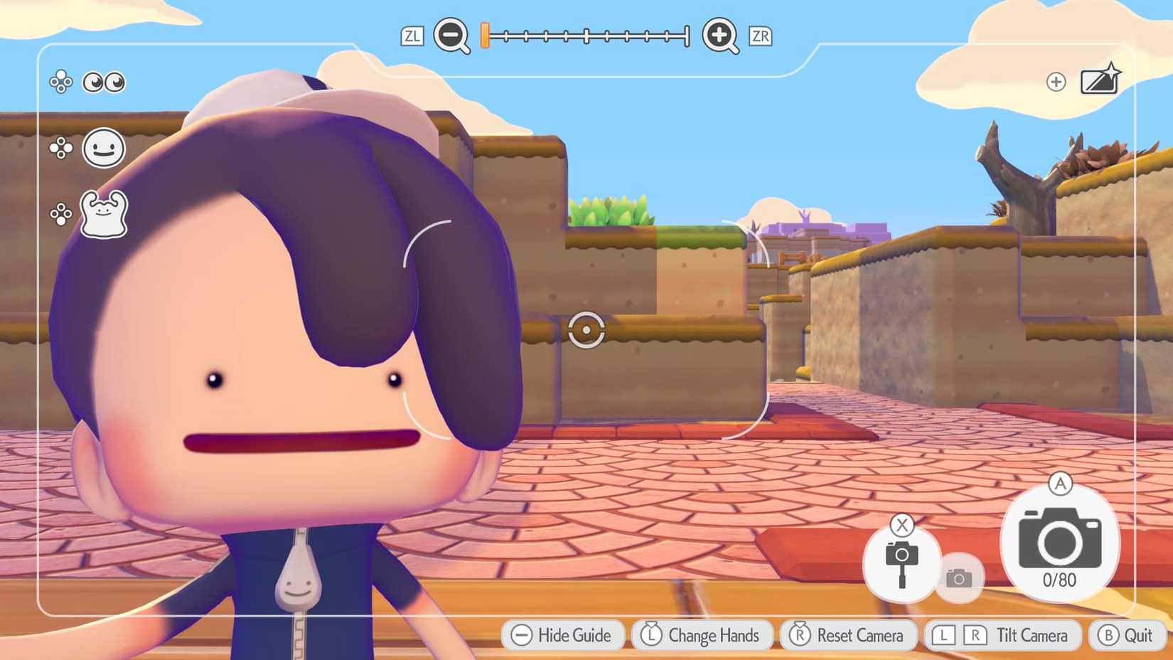 how to take selfies in pokopia