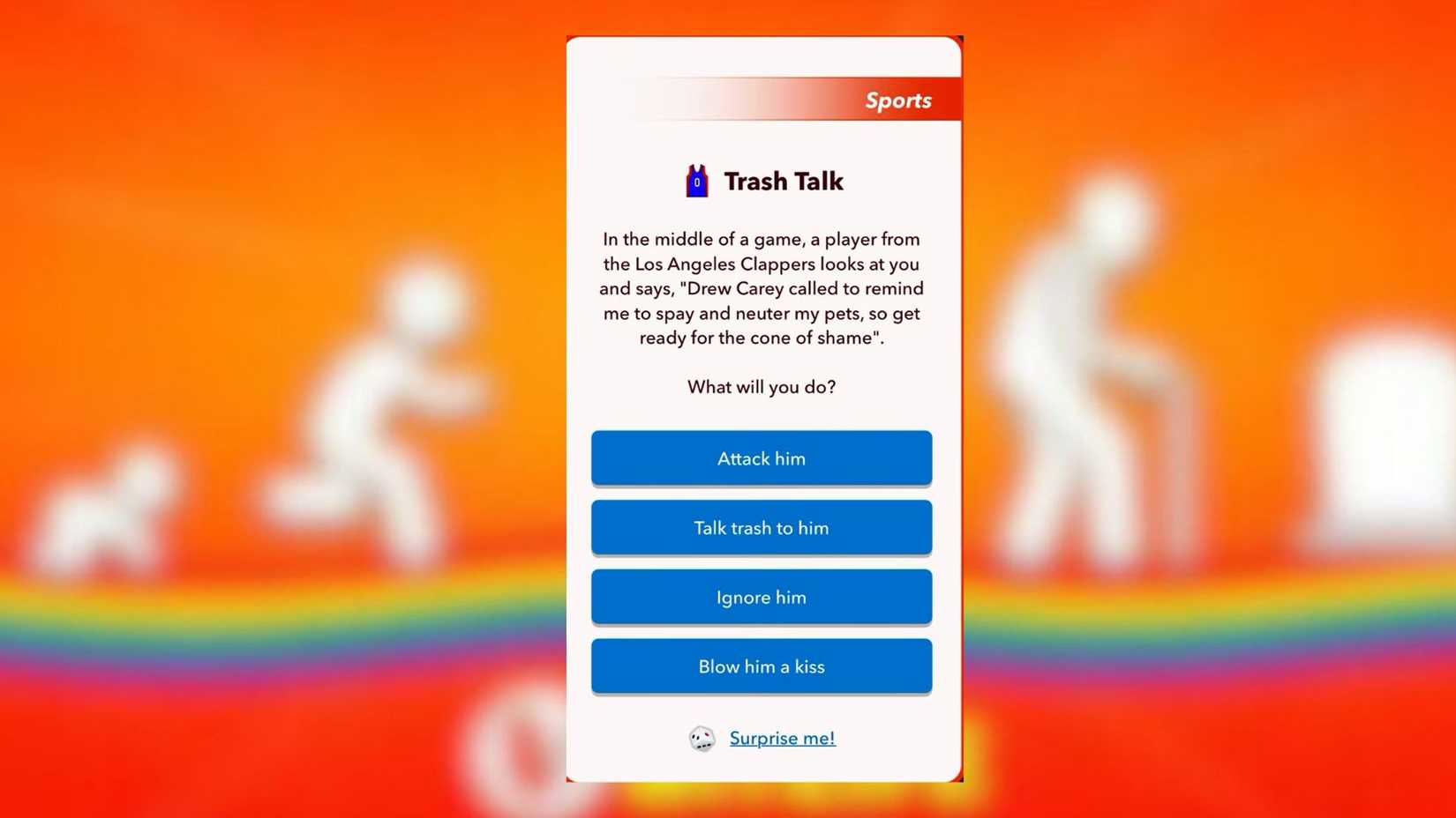 How to swear in BitLife's Mamba Challenge