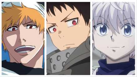 Ichigo, Shinra, Killua.