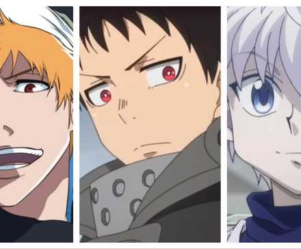 Ichigo, Shinra, Killua.