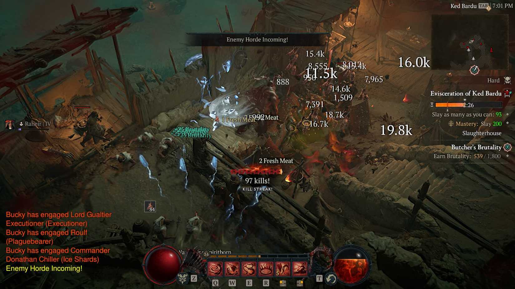 D4 Season of Slaughter Butcher Gameplay