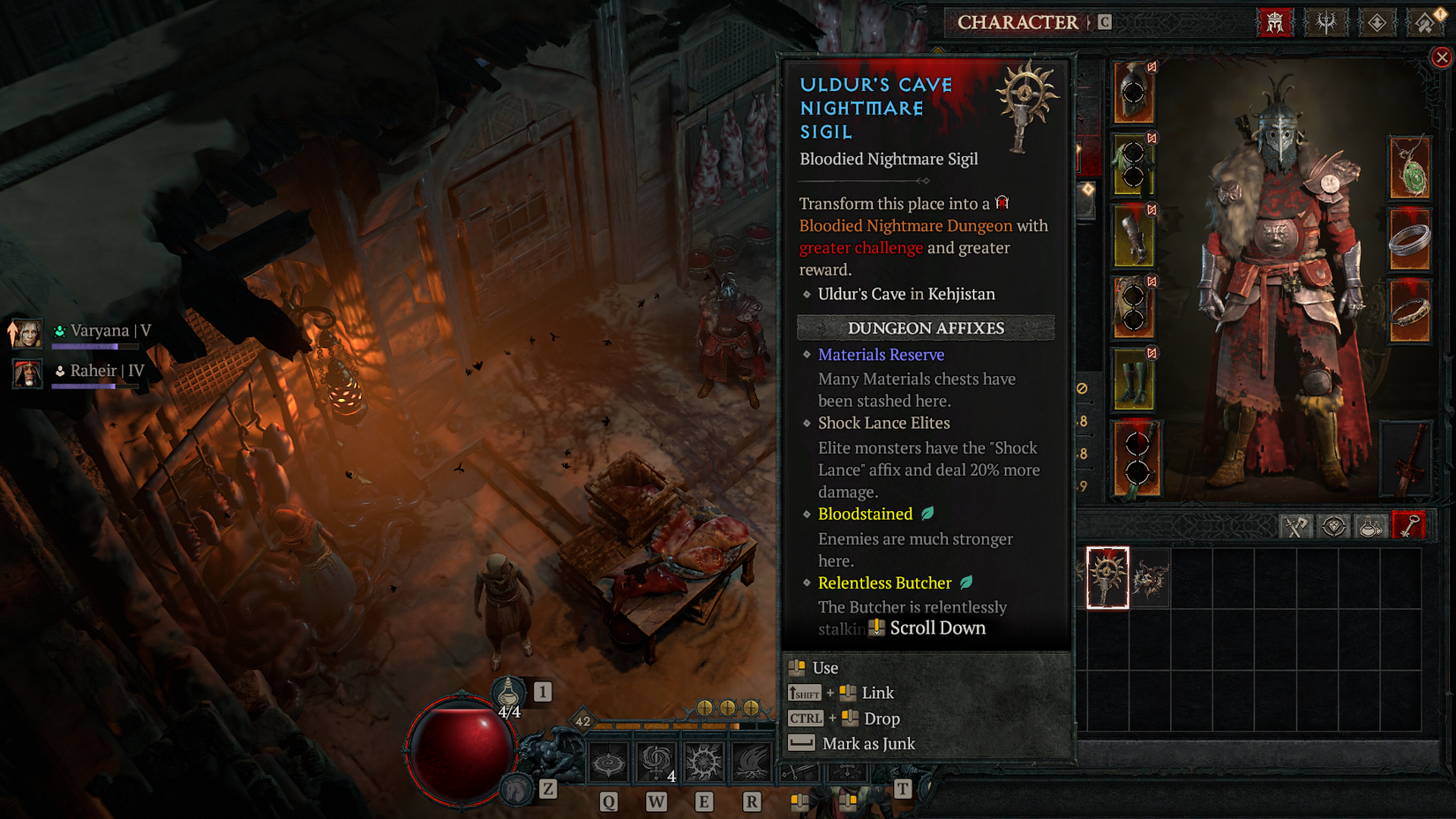 D4 Bloodied Nightmare Sigil