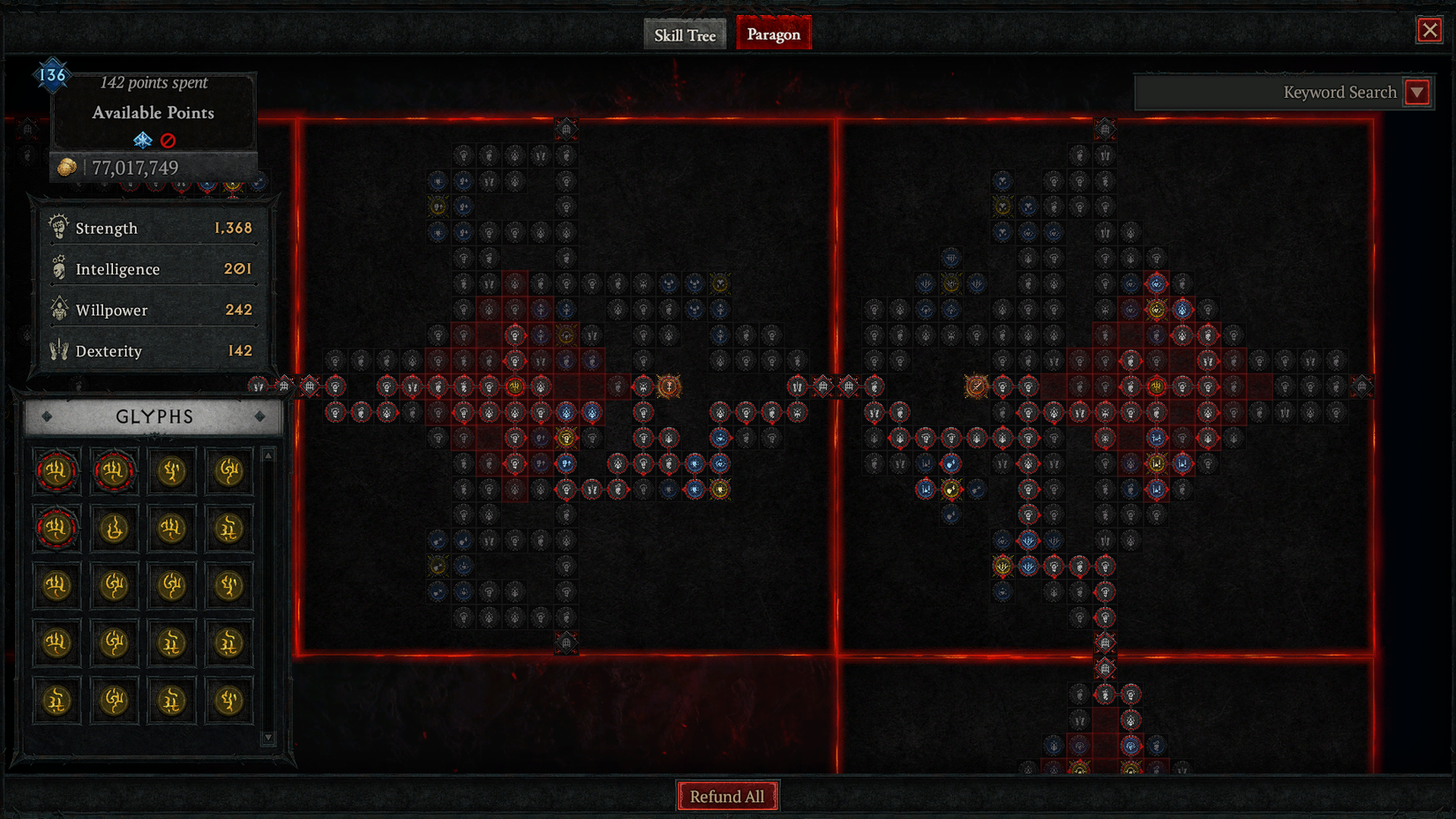 D4 Zeal Paladin Paragon Boards