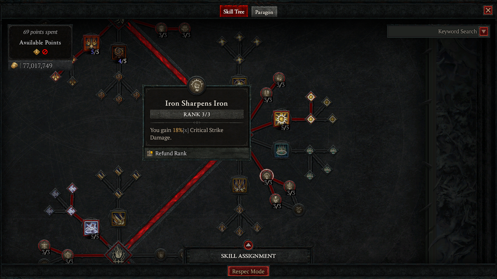 D4 Iron Sharpens Iron passive