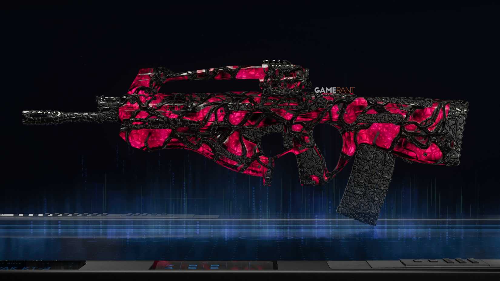 Infestation Camo preview on the Swordfish A1 - Black Ops 7