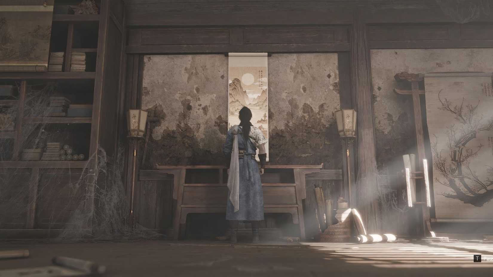 Interacting with paintings where the wind meets