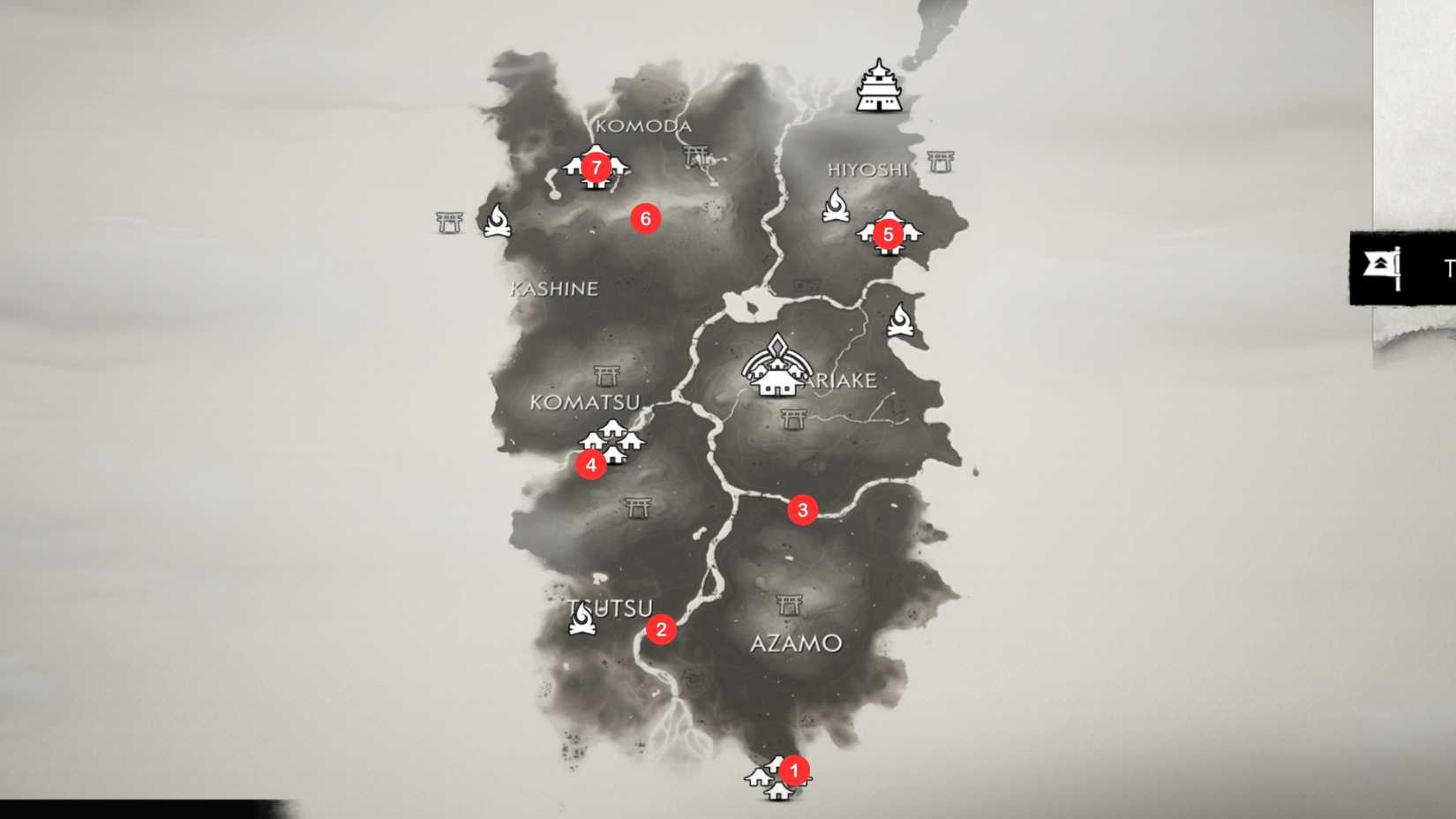 All Bamboo Strike Locations in Ghost of Tsushima