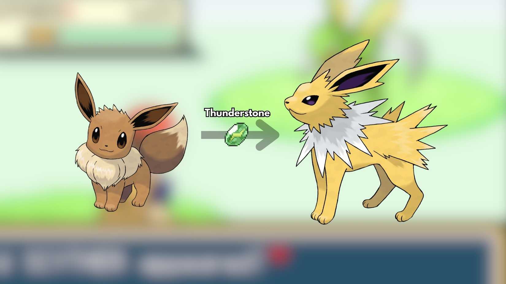 Jolteon eeveelution pokemon firered and leafgreen