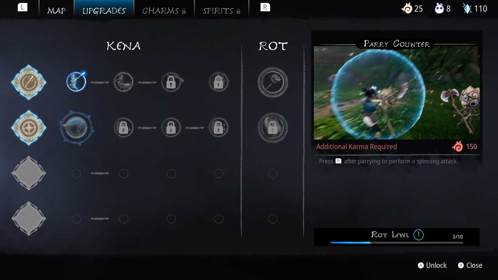 Kena Bridge of Spirits Parry Counter