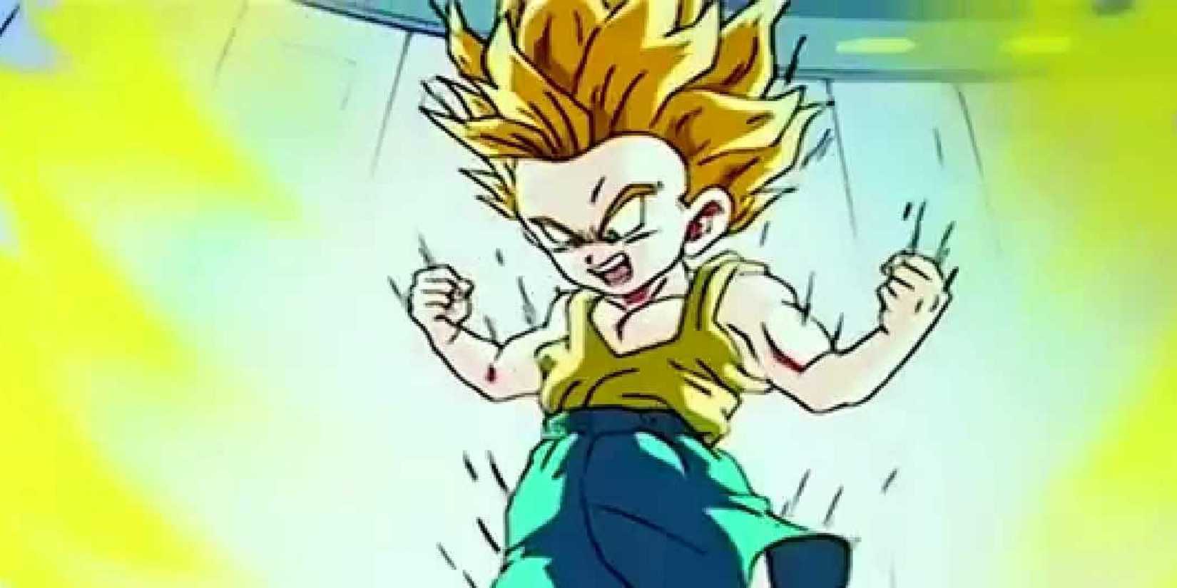 Chibi Trunks - First - Super Saiyan