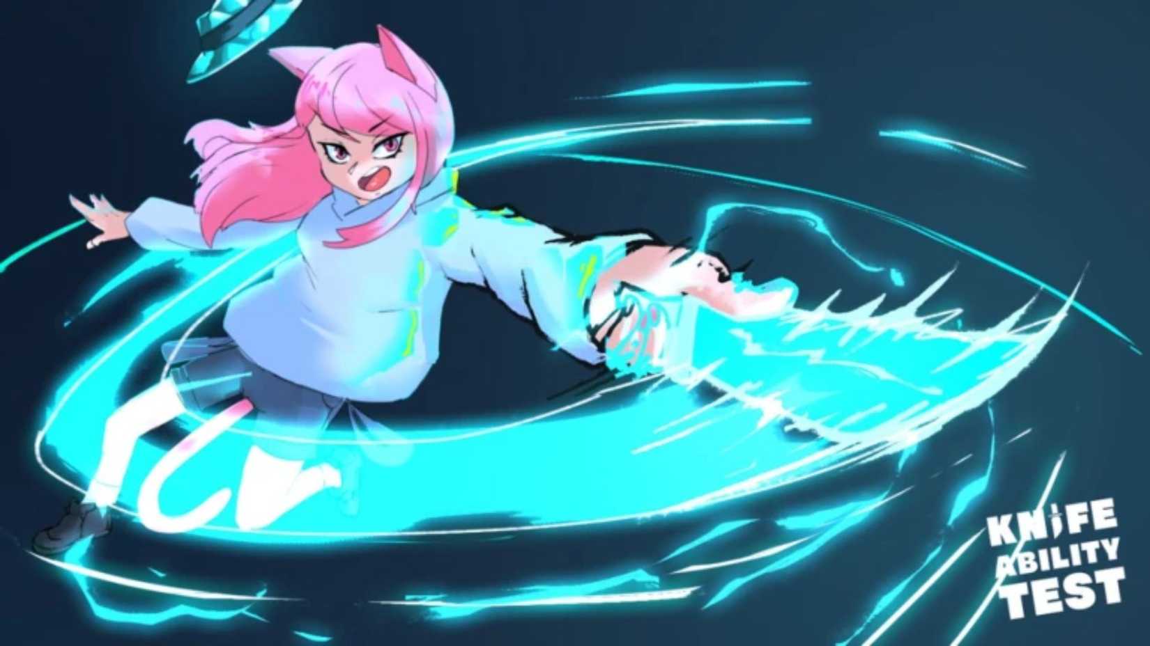 Knife Ability Test character