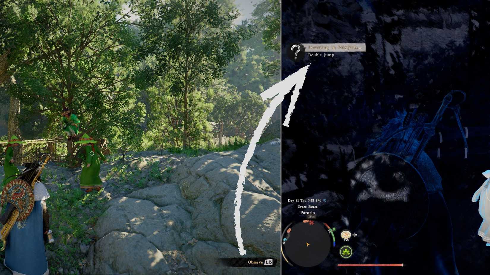 Learn Double Jump in Shai Village Crimson Desert