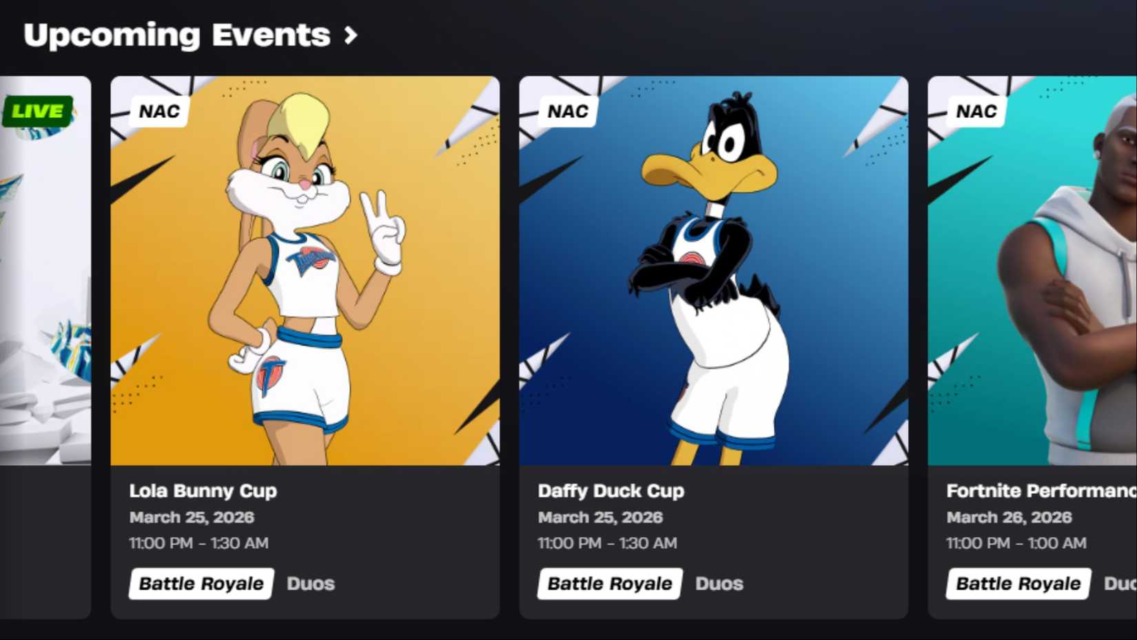 looney tunes fortnite showdown series cup-1