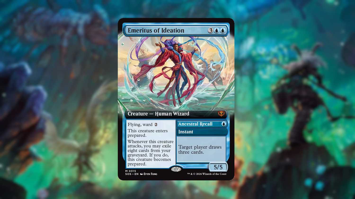 Emeritus of Ideation di set Secrets of Strixhaven