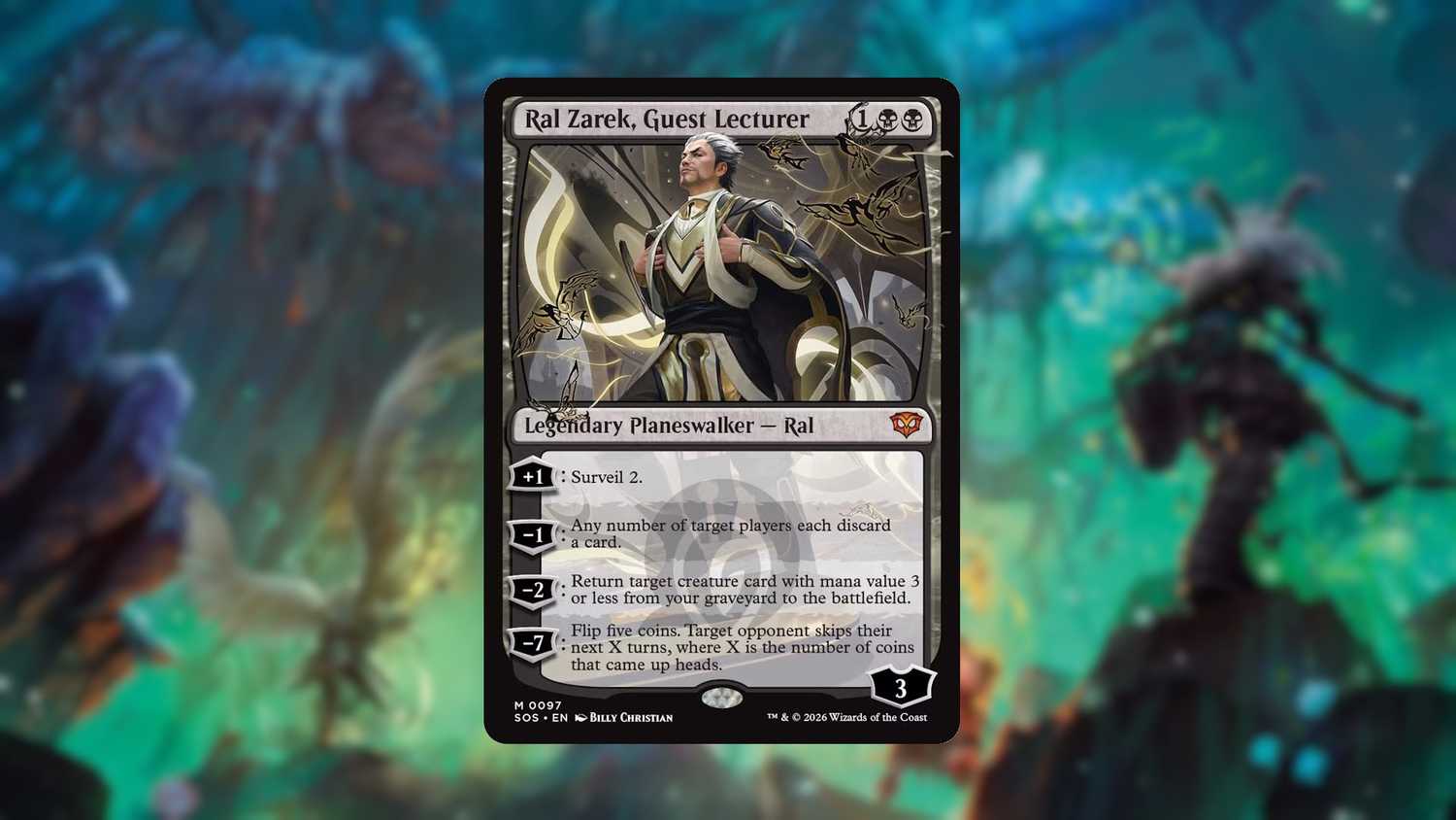 Ral Zarek, Guest Lecturer di set Secrets of Strixhaven