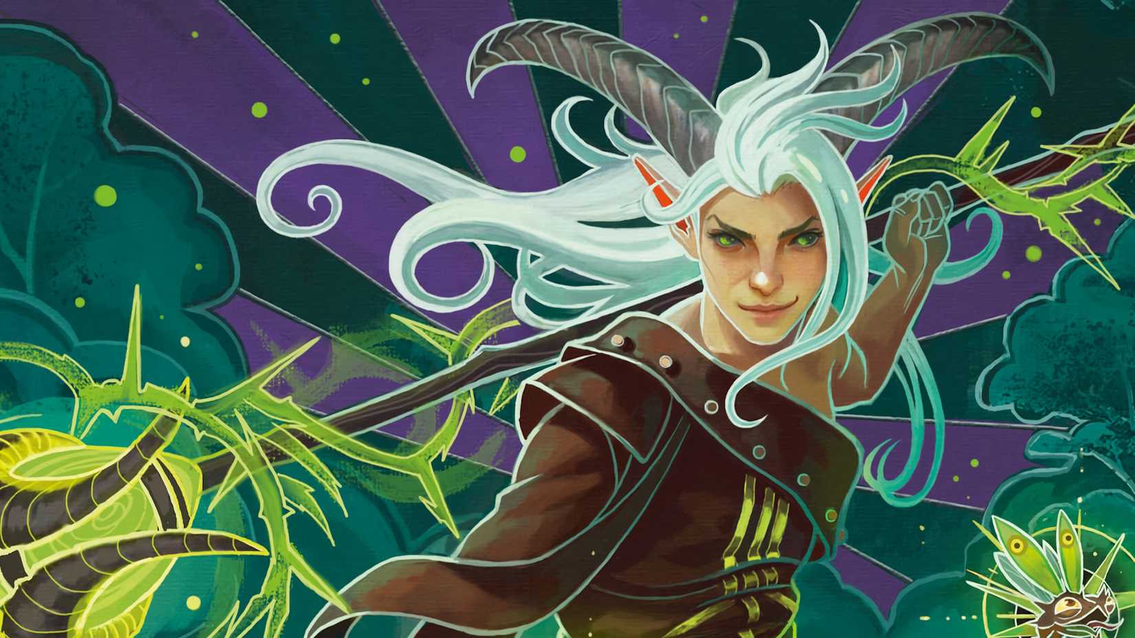 Uma arte visual para o conjunto Secrets of Strixhaven de Magic: the Gathering.