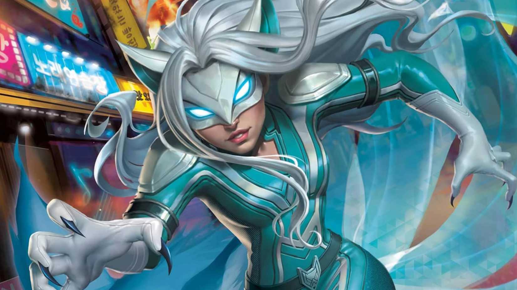 marvel comics white fox action shot comics close-up