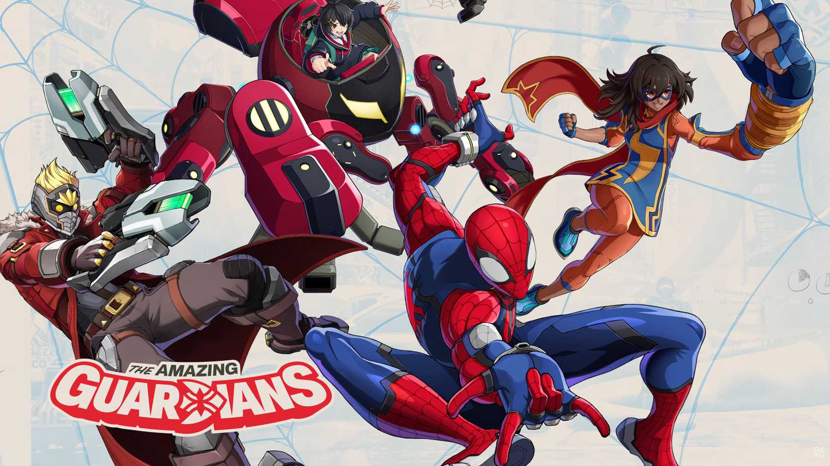 marvel tokon amazing guardians team