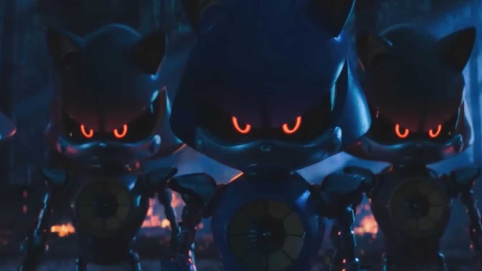 Metal Sonic in Sonic the Hedgehog 3.