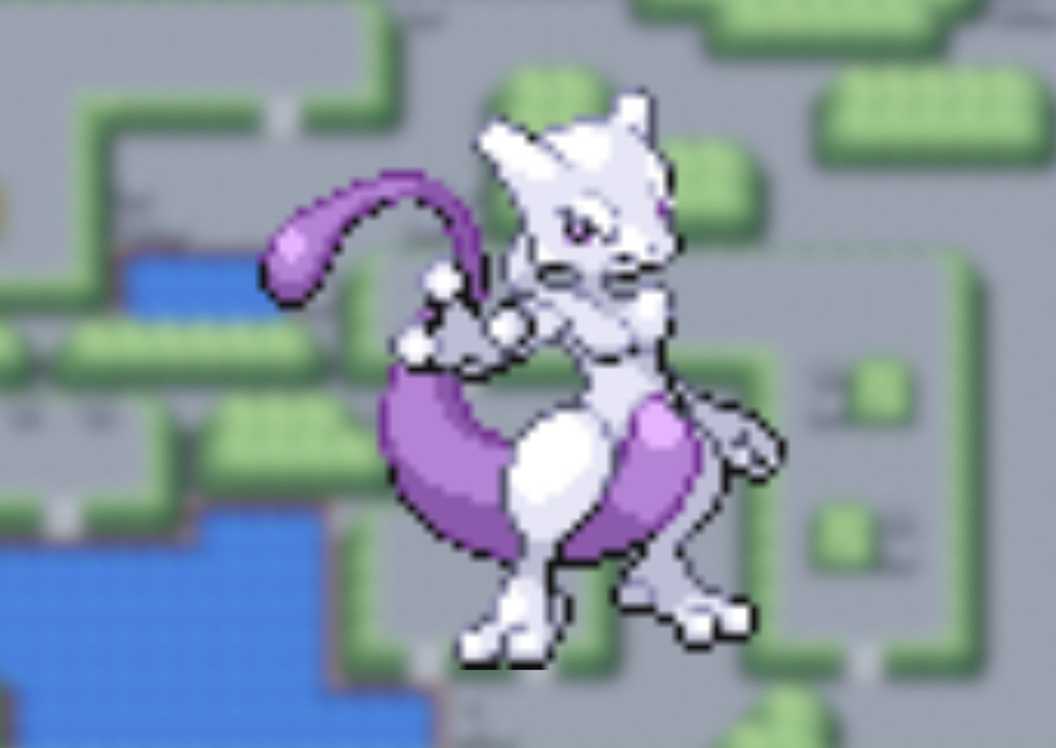 Mewtwo di Pokemon FireRed and LeafGreen.