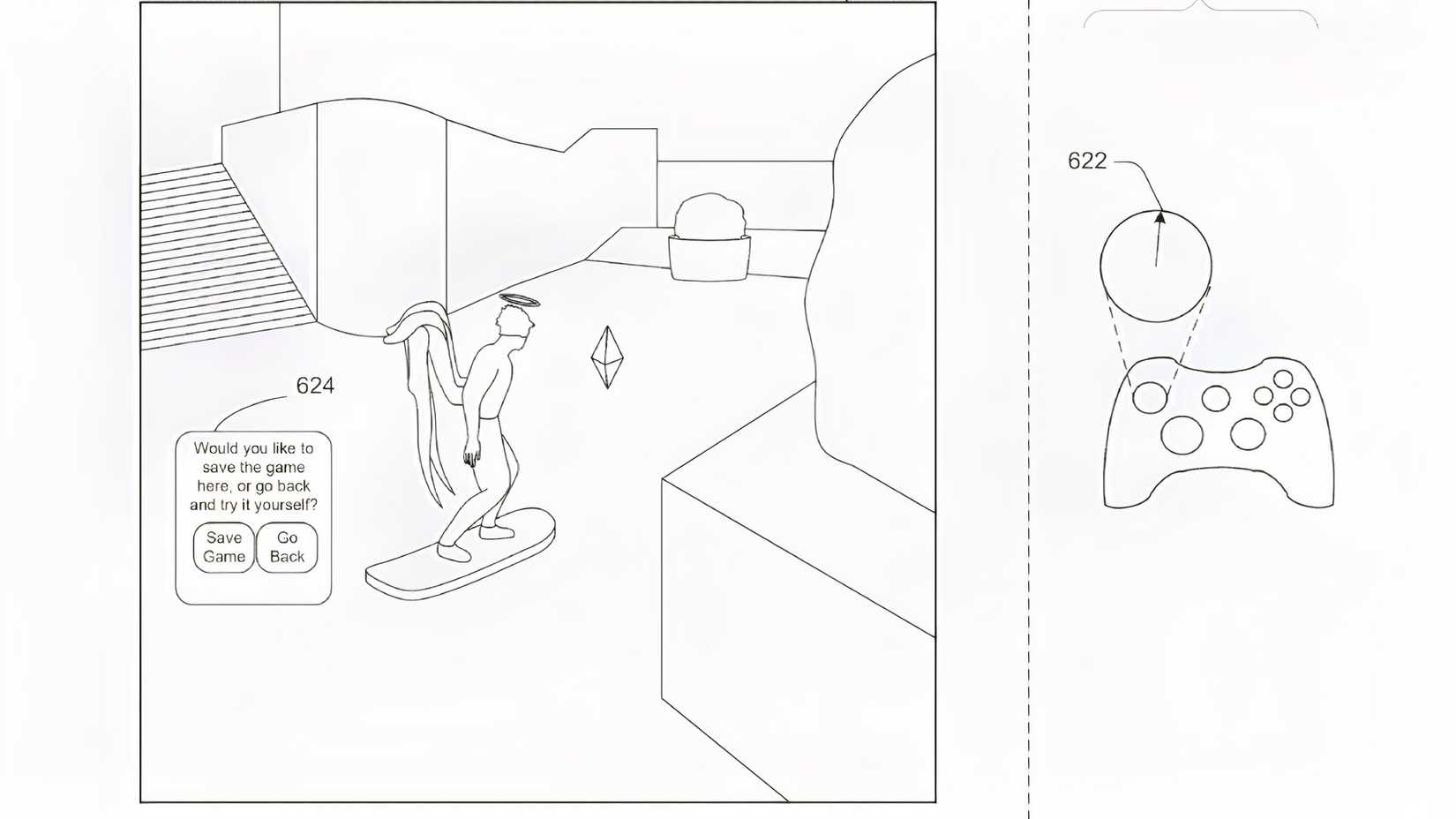 Microsoft AI gaming assist patent