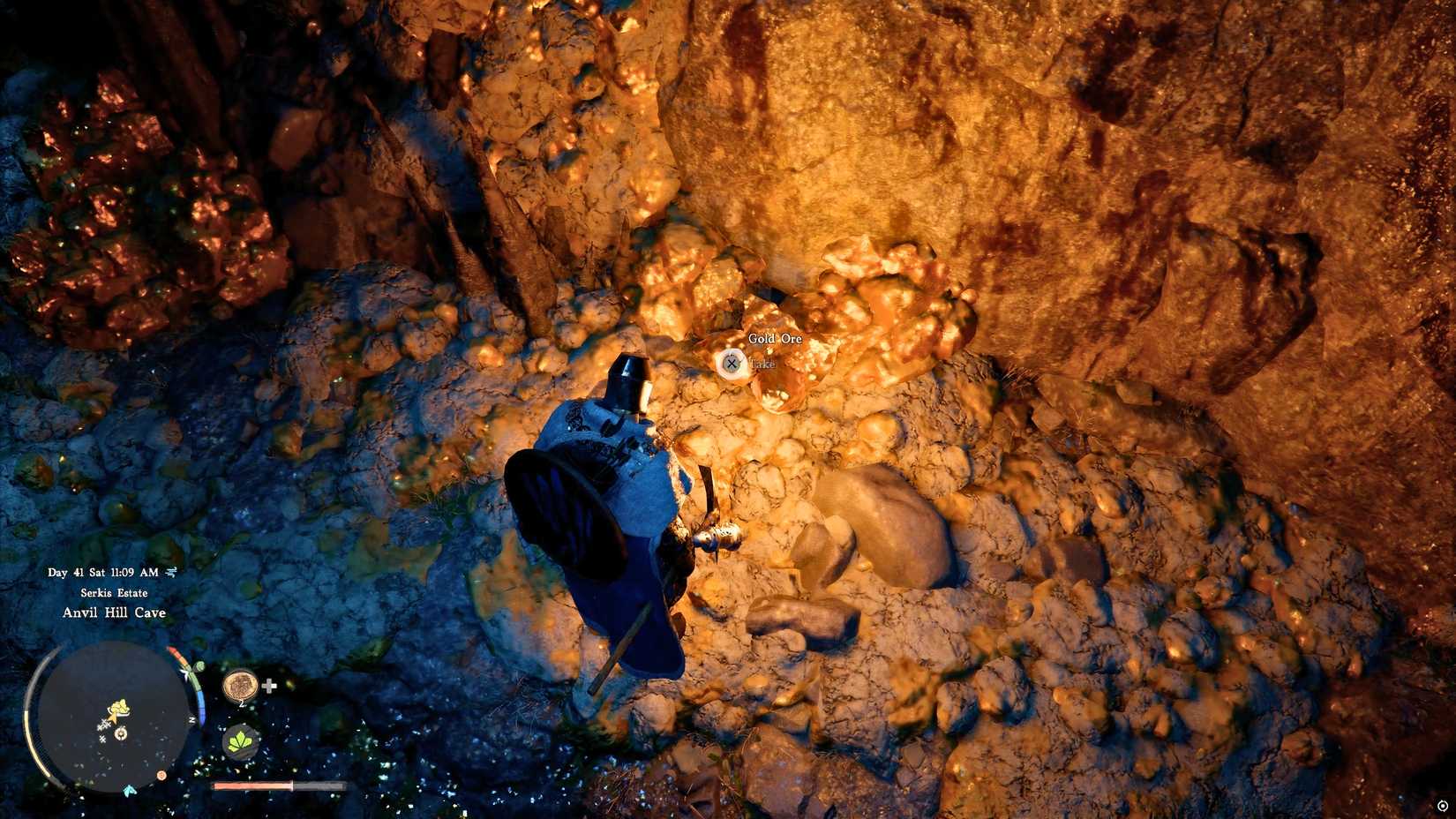 mine gold ore crimson desert