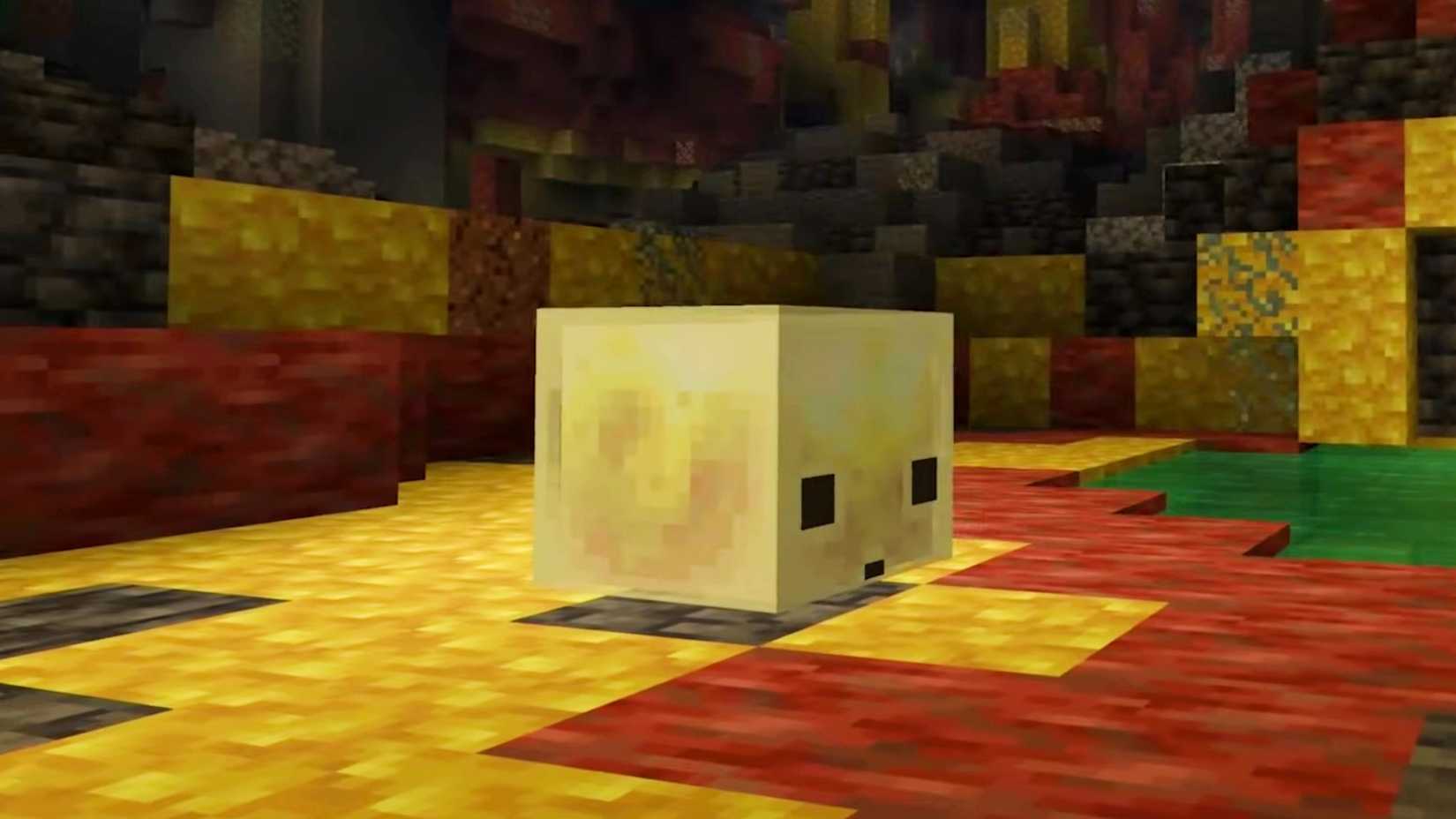 The Sulfur Cube in Minecraft's Chaos Cubed game drop
