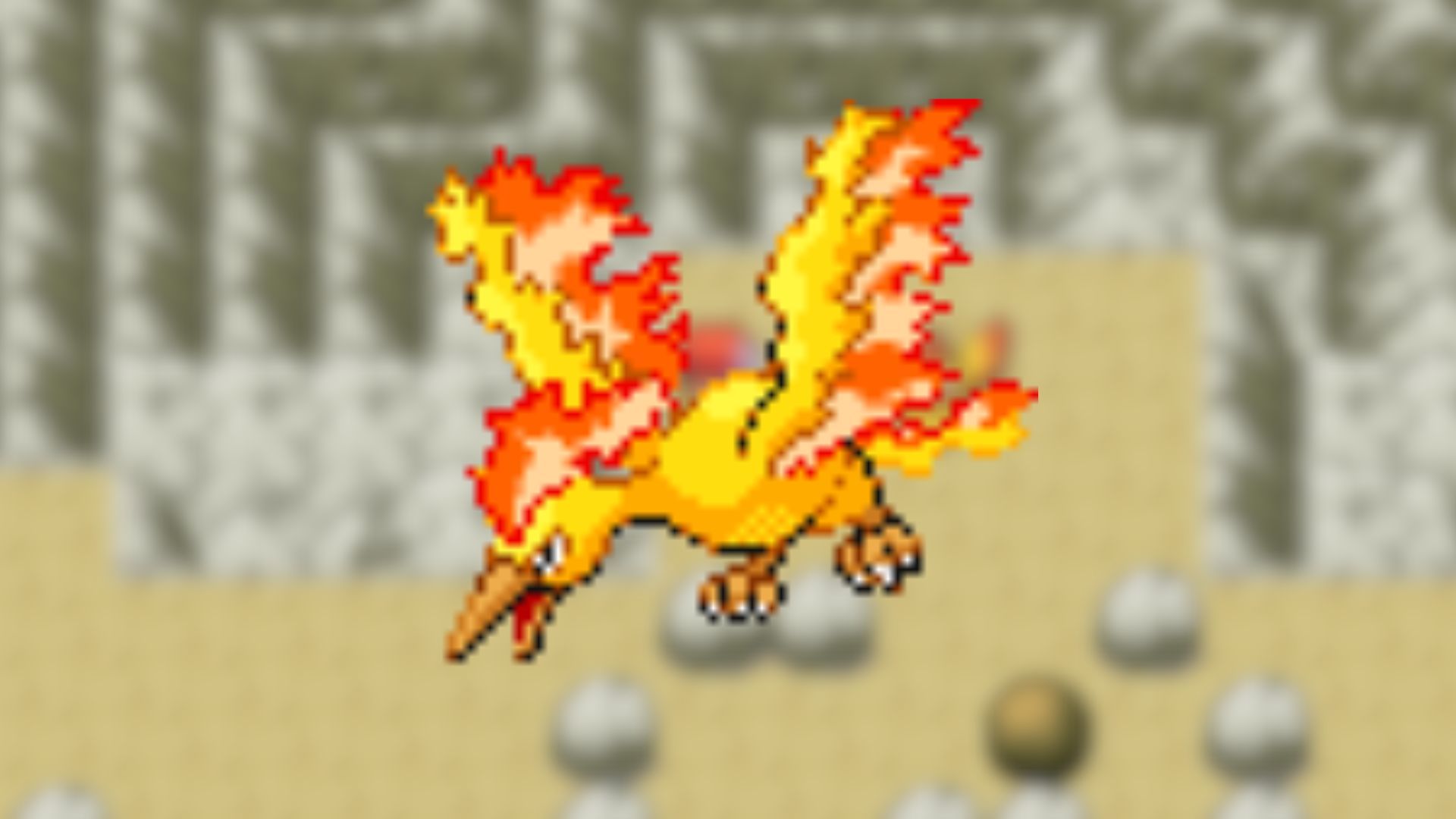 Moltres di Pokemon FireRed And LeafGreen.