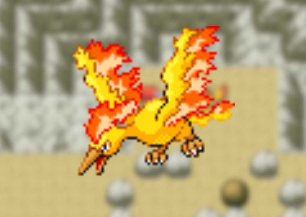 Moltres di Pokemon FireRed And LeafGreen.