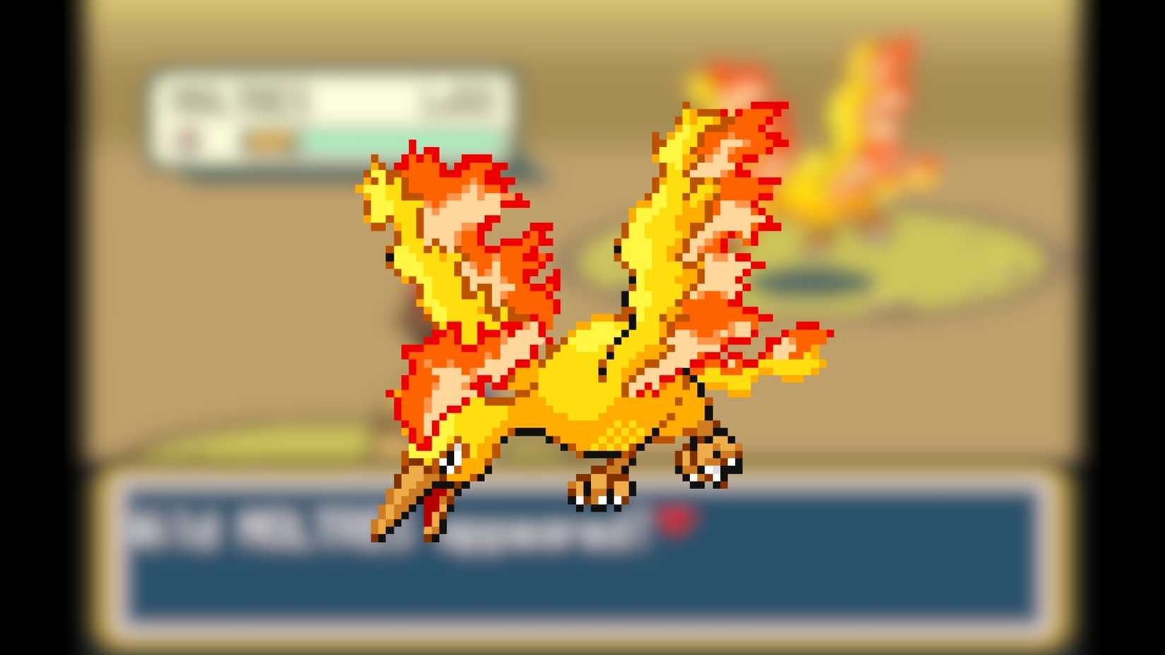 moltres in pokemon firered leafgreen