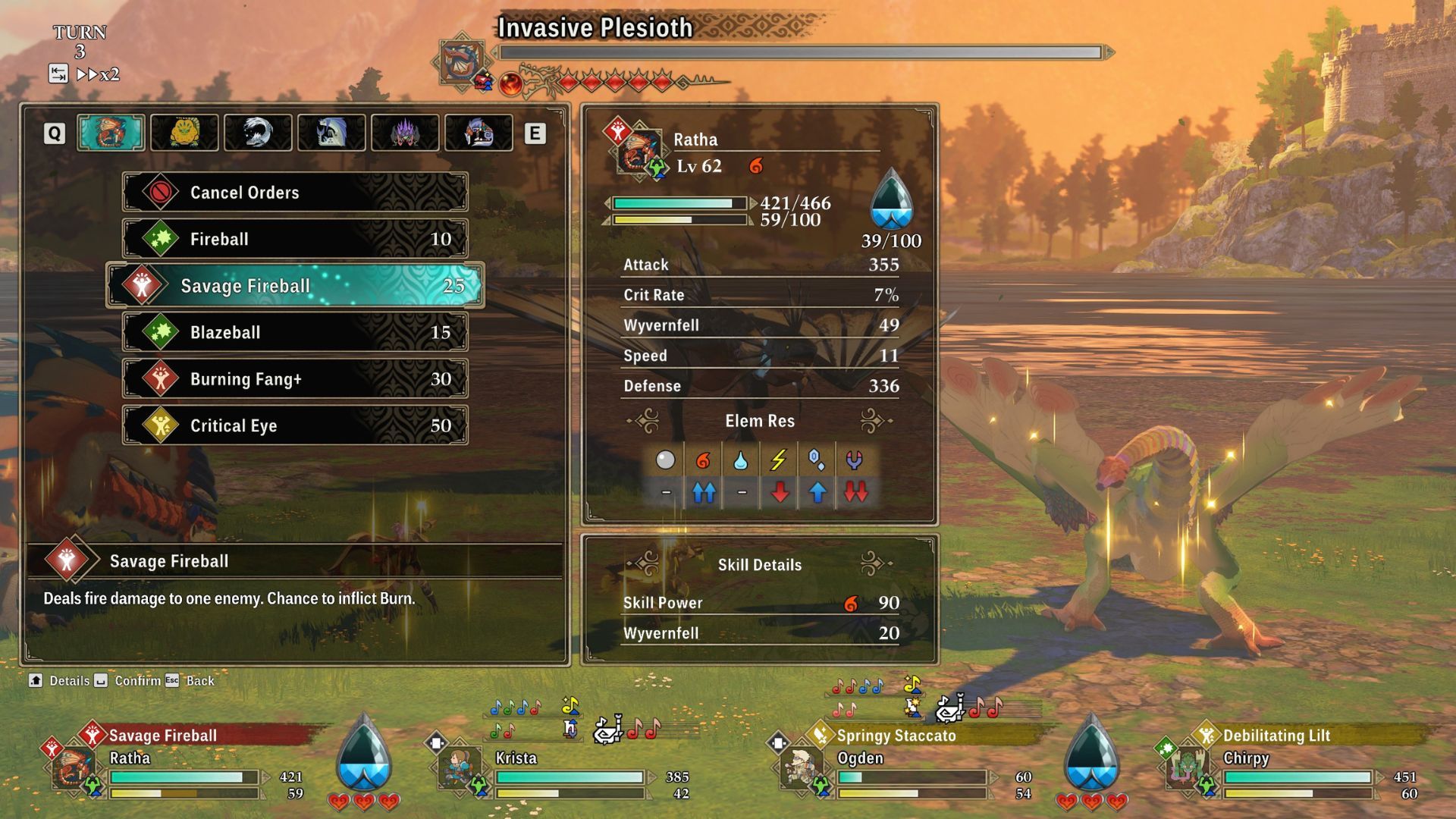 Invasive Monster List for Monster Hunter Stories 3