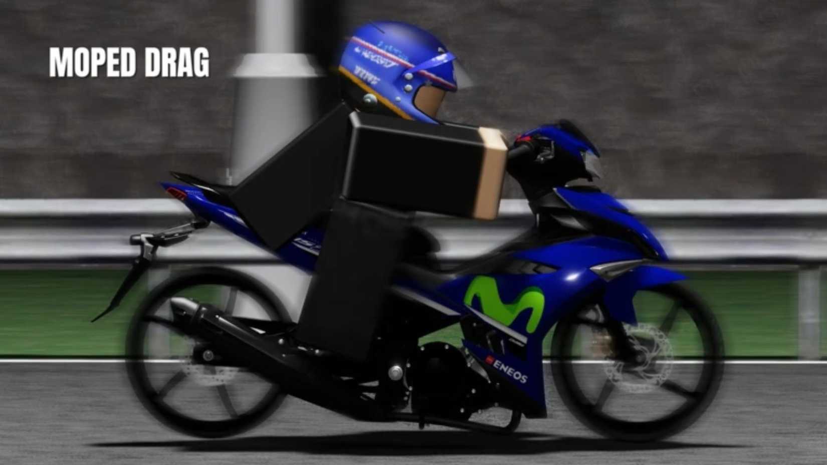 Moped Drag - motorcycle