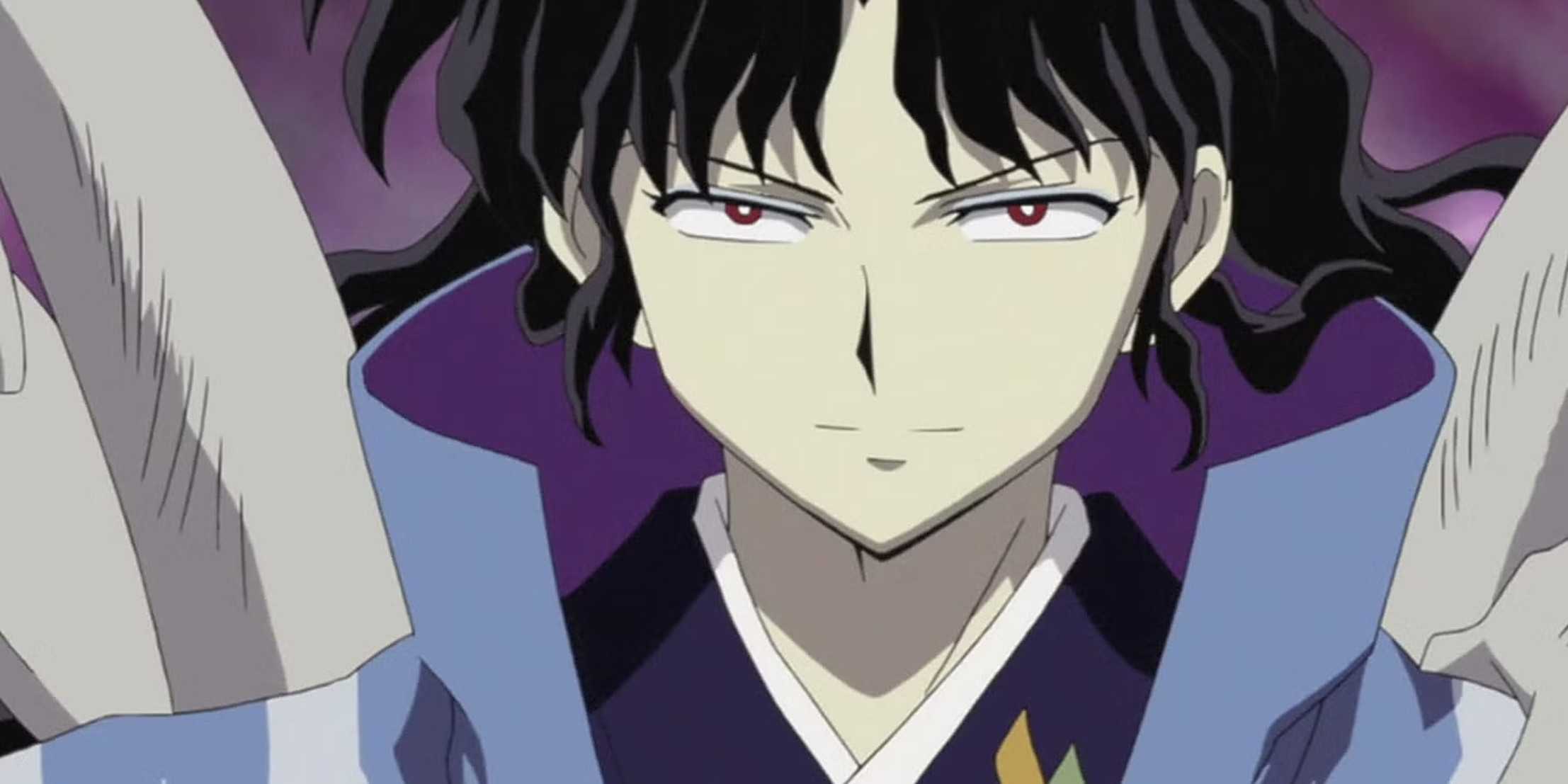 Naraku makes a smug smile.