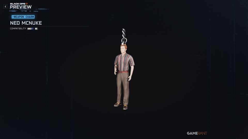 Ned McNuke (Weapon Charm) - Paradox Junction event reward