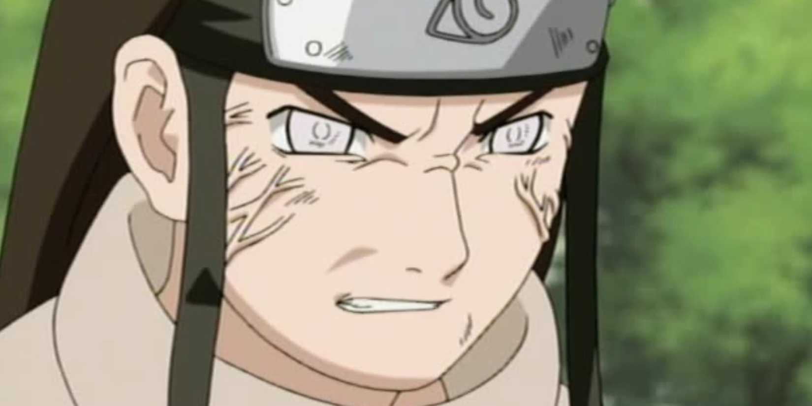 Neji Hyuga Terlihat Marah Neji Hyuga is angry.