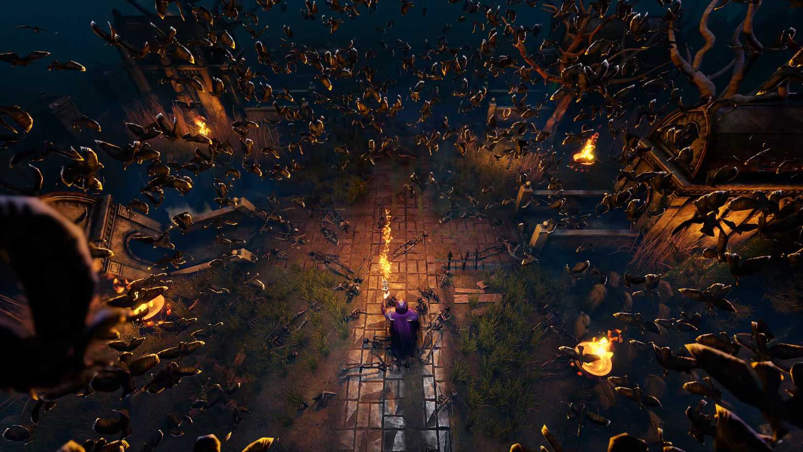 never illuminates the darkness