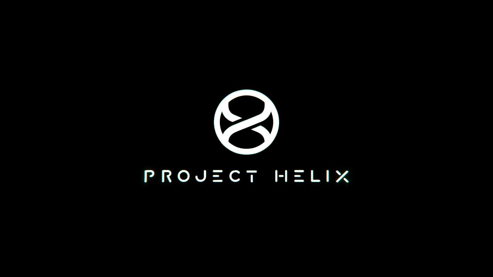 project helix logo on black background