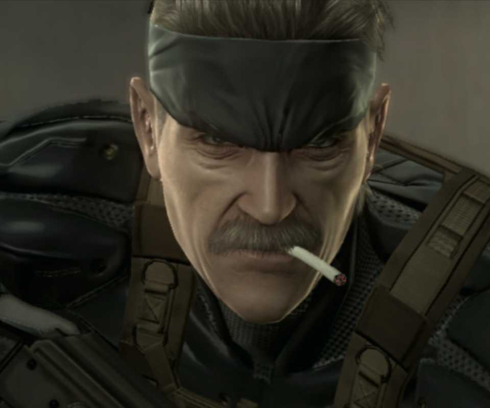 Old Snake in Metal Gear Solid 4 Guns of the Patriots