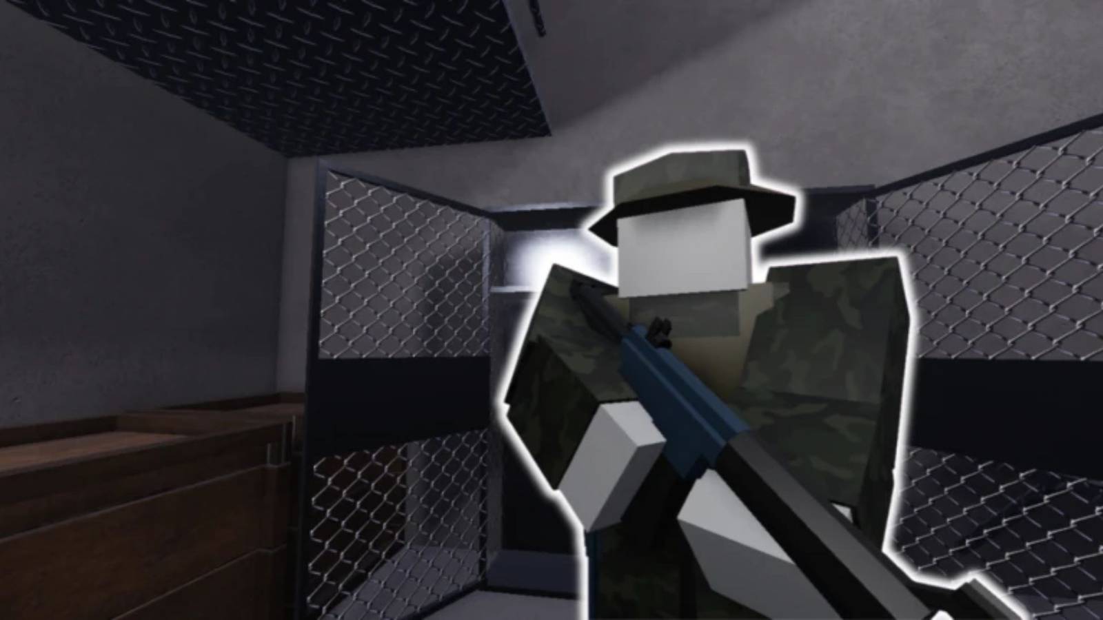 Operation One Roblox tactical operator holding a rifle