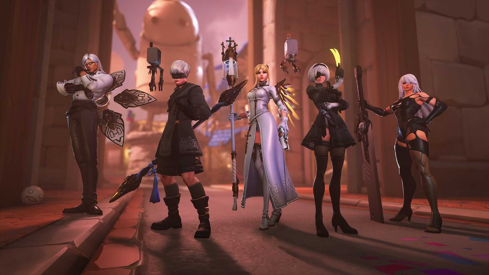 overwatch nier group lineup