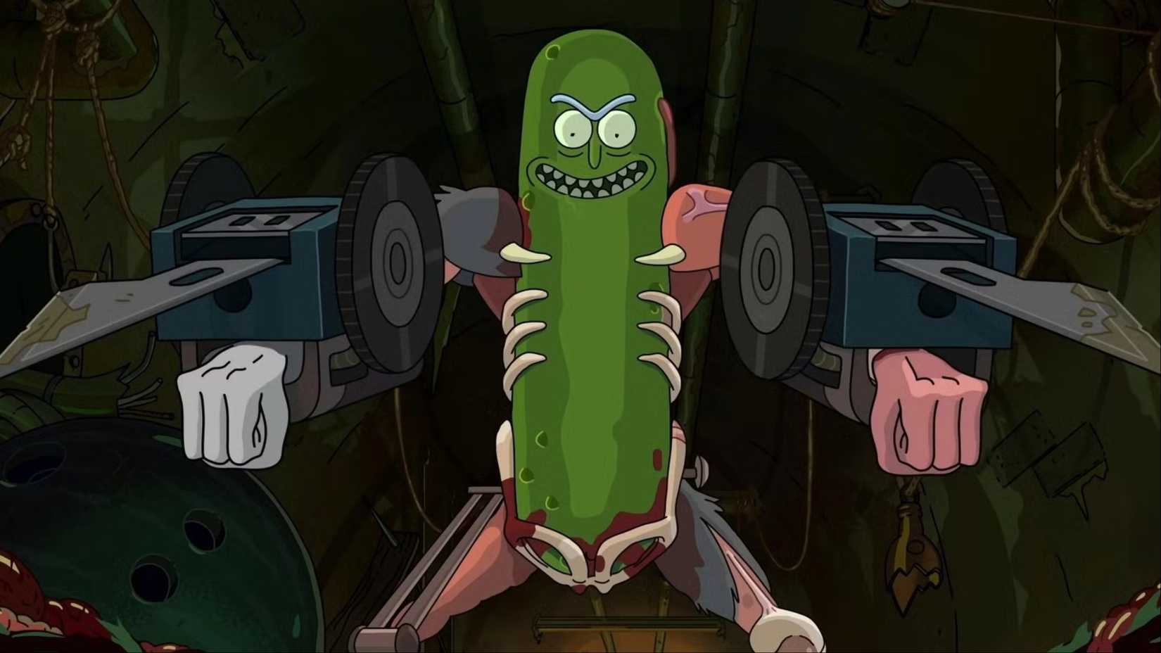 pickle rick fortnite crossover