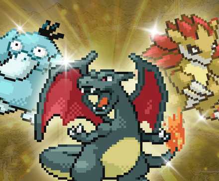 Shiny Charizard, Psyduck, and Sandslash in Pokemon FireRed and LeafGreen