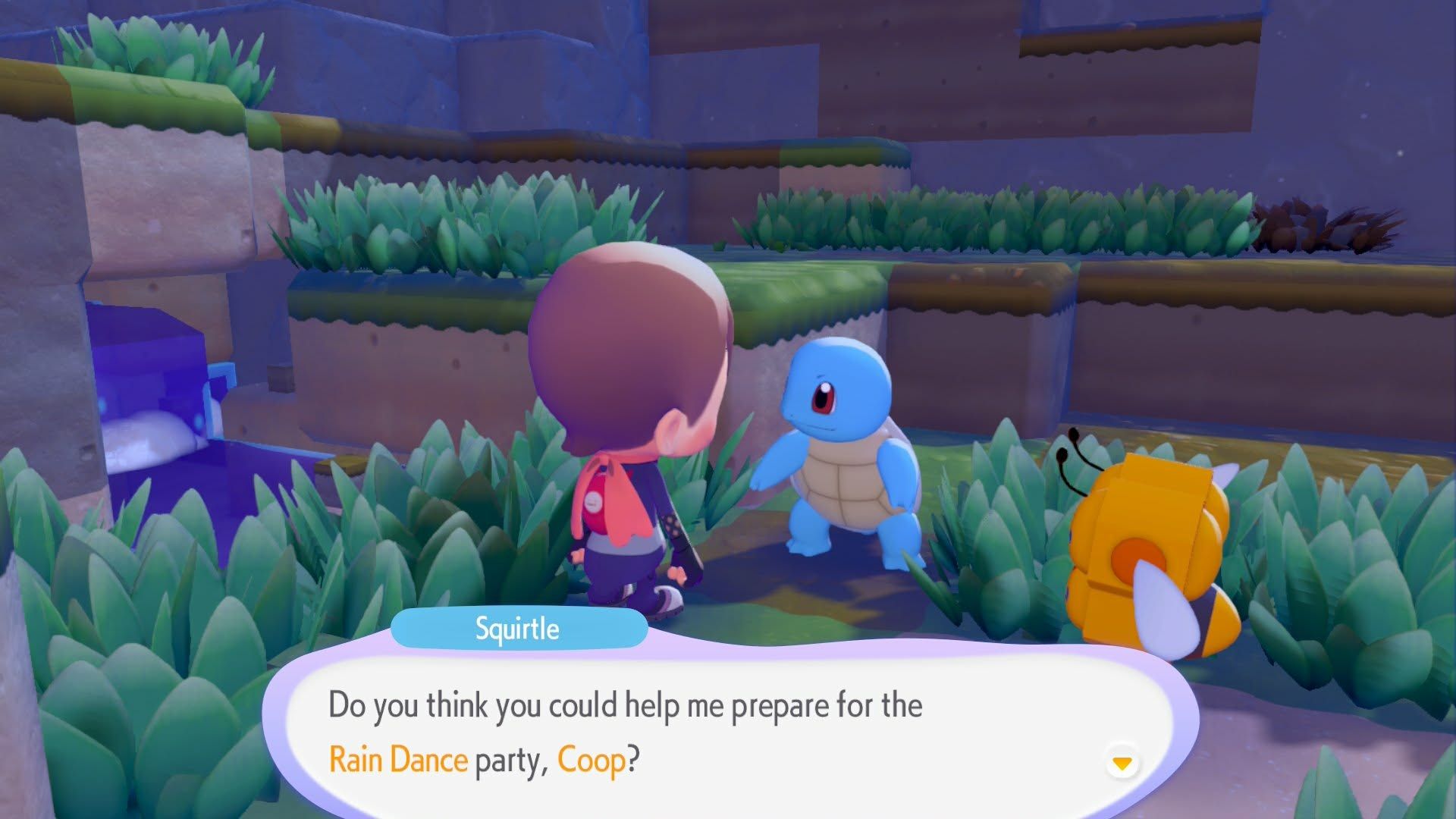 Some Pokopia Players Are Having Trouble With the Rain Dance Party