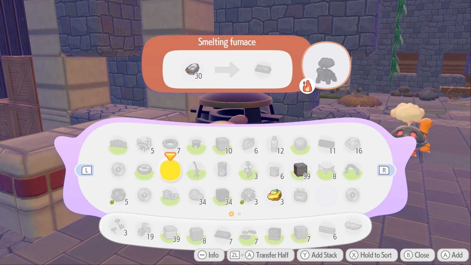 pokopia furnace smelting iron